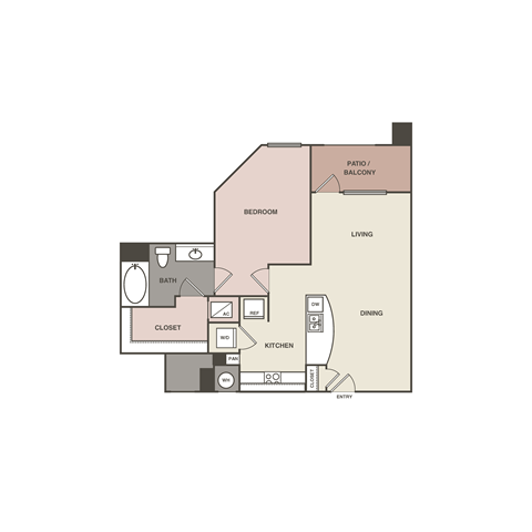 bedroom floor plan | the mansions on the park
